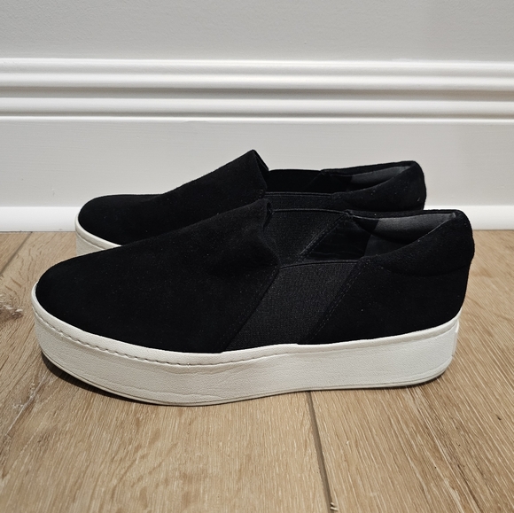 Vince Warren Suede Slip-On Sneakers Womens 6.5 - Picture 4 of 9